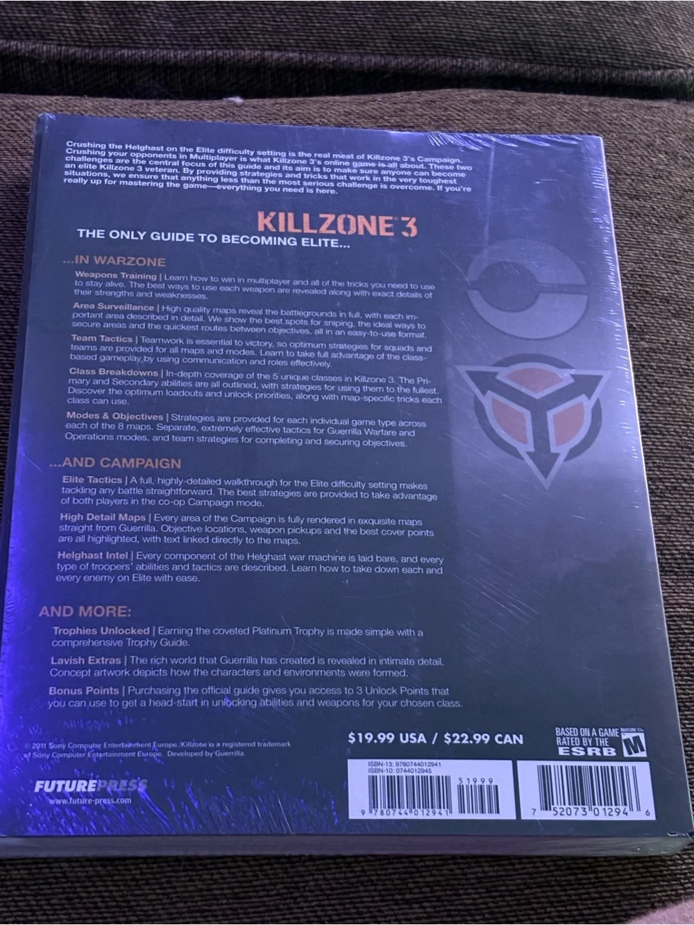 Killzone 3 Official Strategy Guide, Sealed